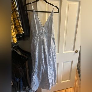 Blue maxi dress